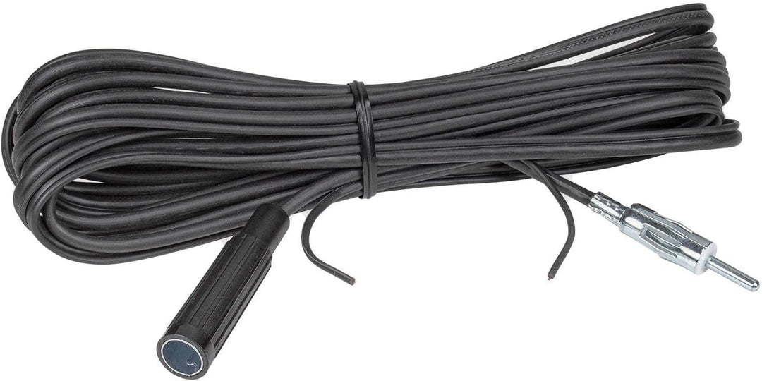 tomzz Audio 1000-044 Dachantenne 16V-Look AM/FM mit 450cm Kabel Verstärker DIN-Stecker Anti Noise St