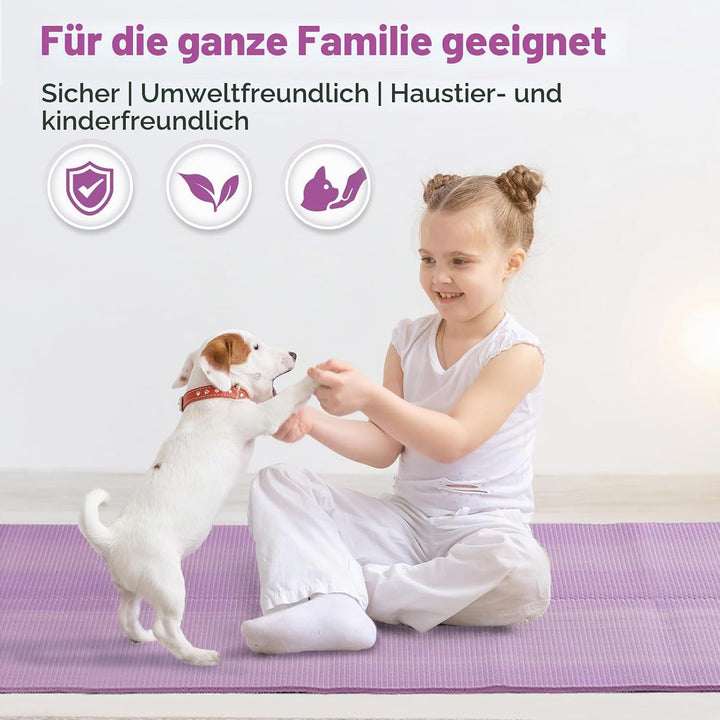 Avoalre Yogamatte rutschfest,173 X 61CM Tragbare Trainingsmatte 5MM,reise Yogamatte faltbar Gymnasti