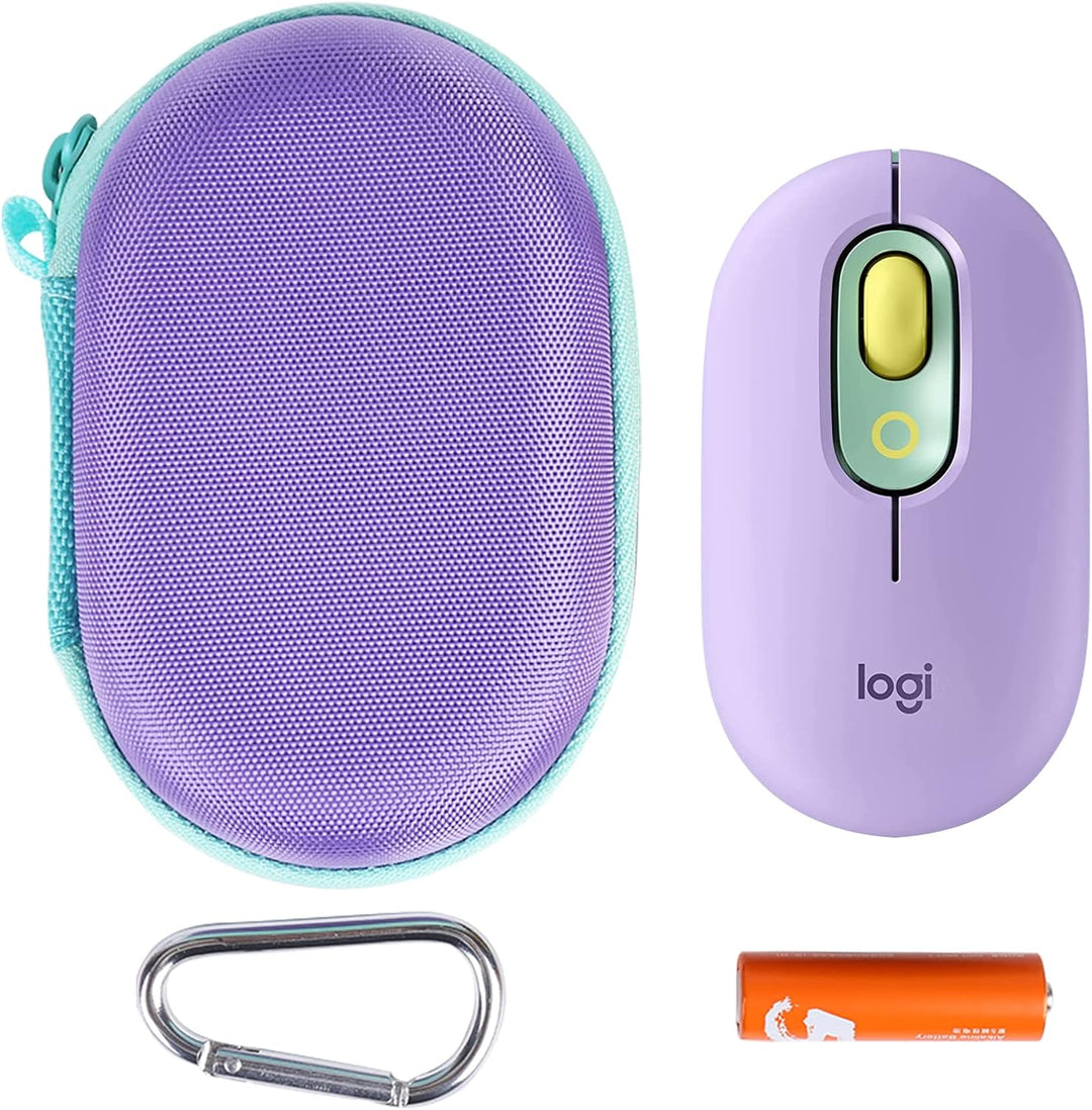 co2CREA Case Harte Reiseschutzhülle Etui Tasche für Logitech Pebble Mouse 2 M350s /M350 Pebble/Logit
