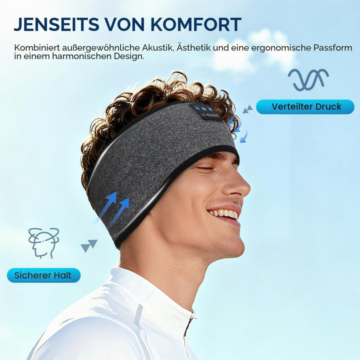 LC-dolida Schlafkopfhörer Bluetooth Stirnband Kopfhörer, Schlafkopfhörer Seitenschläfer Schlaf zum K