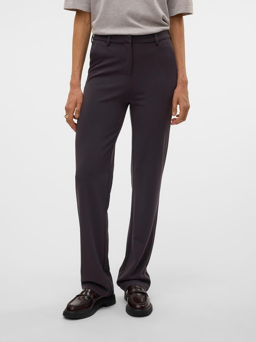 Vero Moda Female Hose VMZAMIRA Mittlere Taille Hose XS / 32L Obsidian, XS / 32L Obsidian