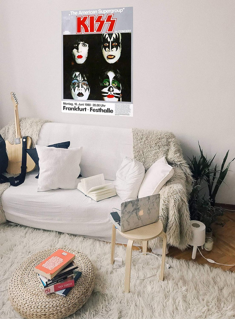 KISS - Creatures of Night, Frankfurt 1980 » Konzertplakat/Premium Poster | Live Konzert Veranstaltun