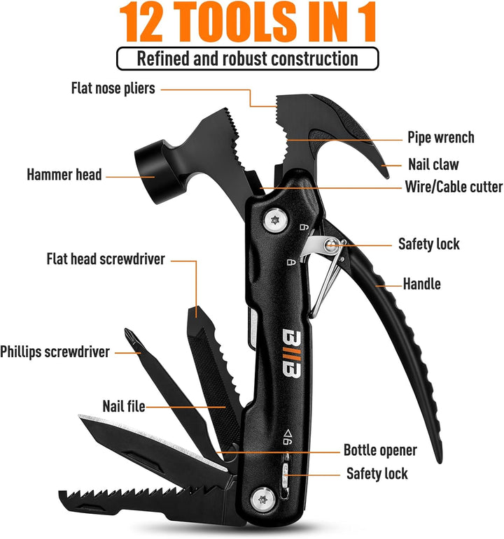 BIIB Geschenke für Männer, 12 in 1 Multitool Kleine Geschenke Adventskalender Männer Füllung, Weihna