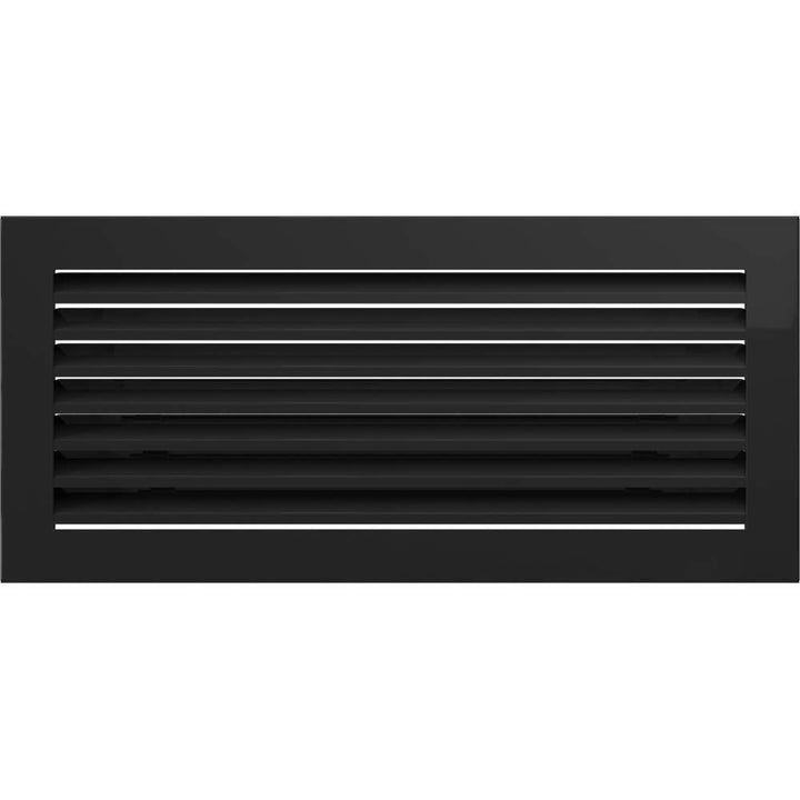 kratki Lüftungsgitter Kamingitter Fresh 17cm x 37cm schwarz 17 x 37 cm Schwarz, 17 x 37 cm Schwarz