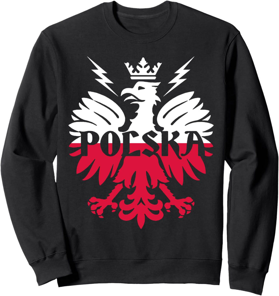 Polish Flag - Polska Eagle - Poland History - Polska Poland Sweatshirt