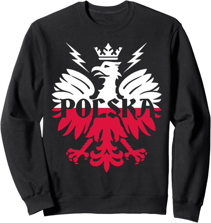 Polish Flag - Polska Eagle - Poland History - Polska Poland Sweatshirt