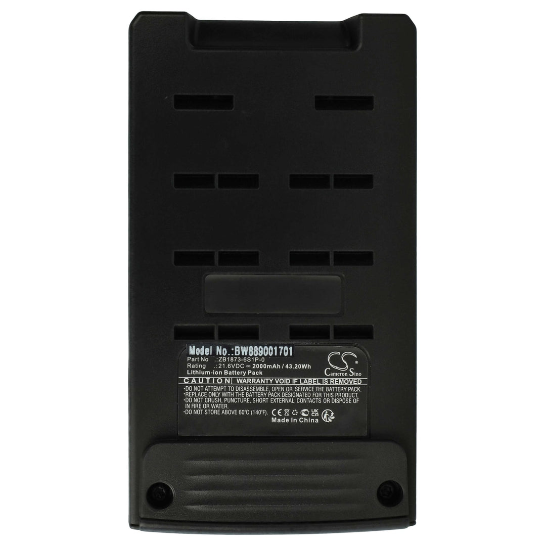vhbw Akku kompatibel mit Tineco Pure ONE S12, S12 PRO Staubsauger (2000 mAh, 21,6 V, Li-Ion)