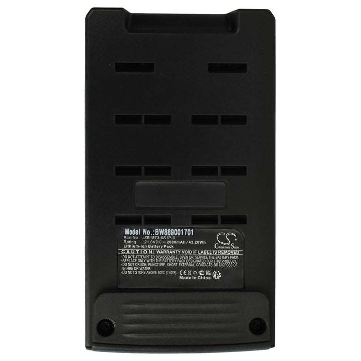 vhbw Akku kompatibel mit Tineco Pure ONE S12, S12 PRO Staubsauger (2000 mAh, 21,6 V, Li-Ion)