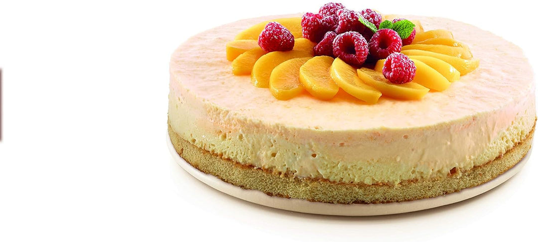 Lékué Duo, runde Springform, rot, Silikon, 23 x 7 x 23 cm Springform 23 cm, Springform 23 cm