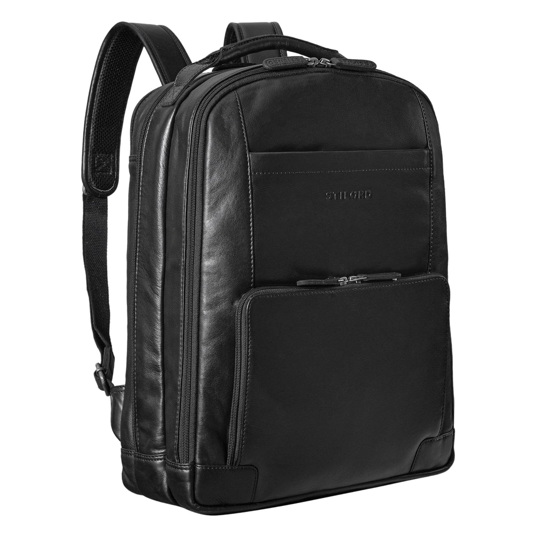STILORD Harlow Leder Rucksack für Herren XL Businessrucksack Laptop Backpack 15 bis 17 Zoll Grosser