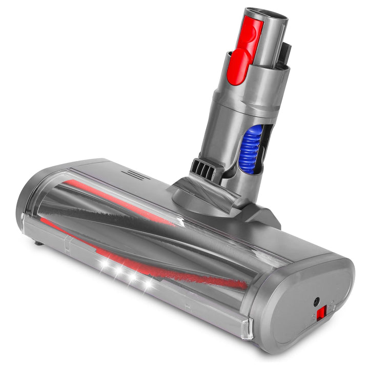 Bürste Kompatibel mit Dyson V7, V8, V10, V11, V15,Ersatzteile für Bodendüse mit 4 LEDs, Bürstenkopf