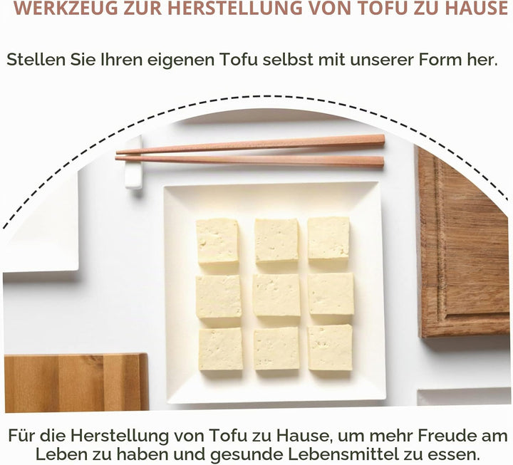 Veemoon Holz-tofu-Form Küchenutensil Für Hausgemachten Sojabohnenquark Praktische Leichte Tofu-Mould