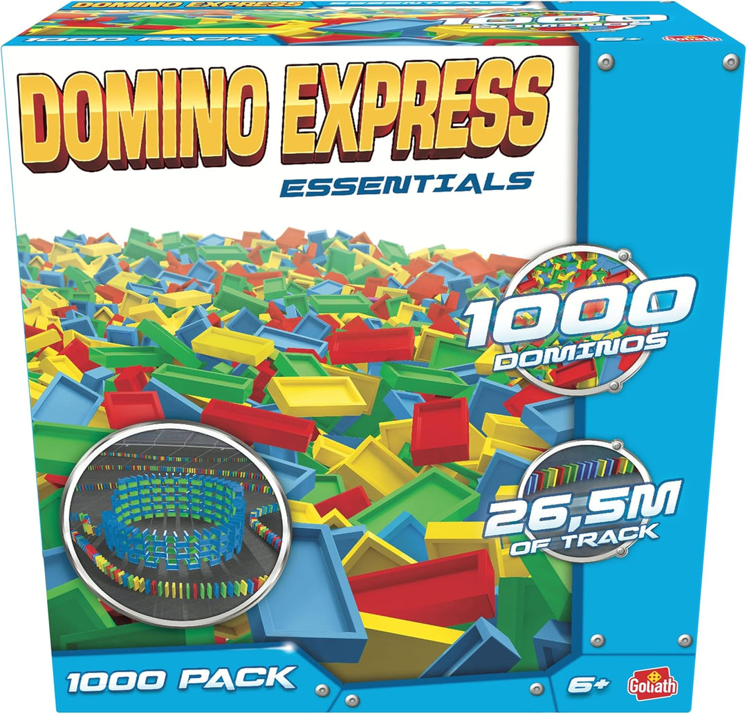 Domino Express 1000 Pack, Dominospiel ab 6 Jahren, Kinderspiel mit 1000 Dominosteine, 1000 Pack