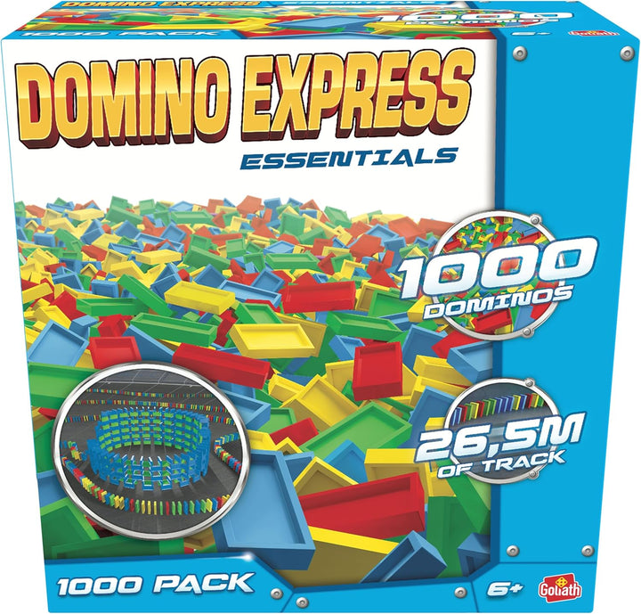 Domino Express 1000 Pack, Dominospiel ab 6 Jahren, Kinderspiel mit 1000 Dominosteine, 1000 Pack