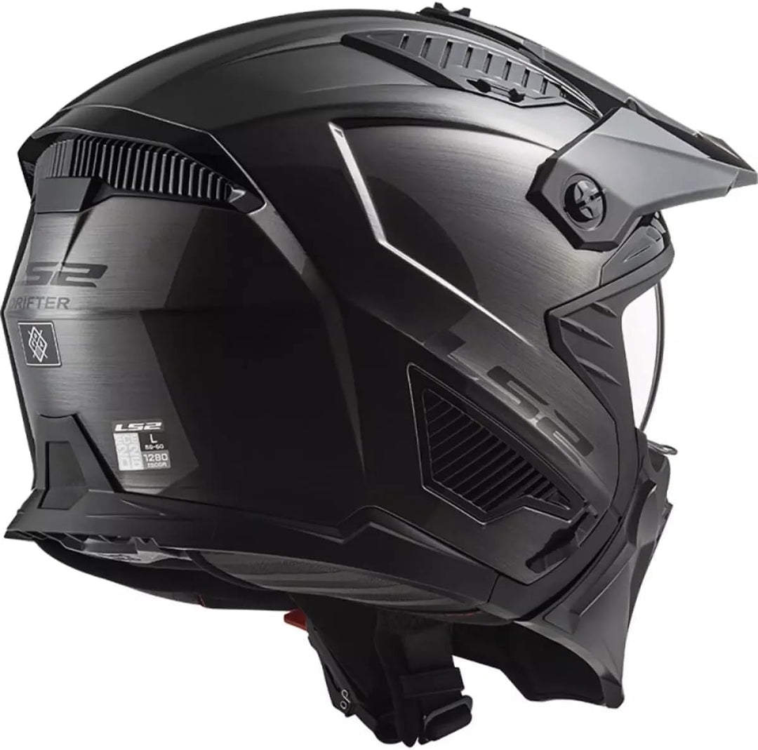 LS2, Jet modularhelme motorrad DRIFTER Jeans titanium 2206, XL