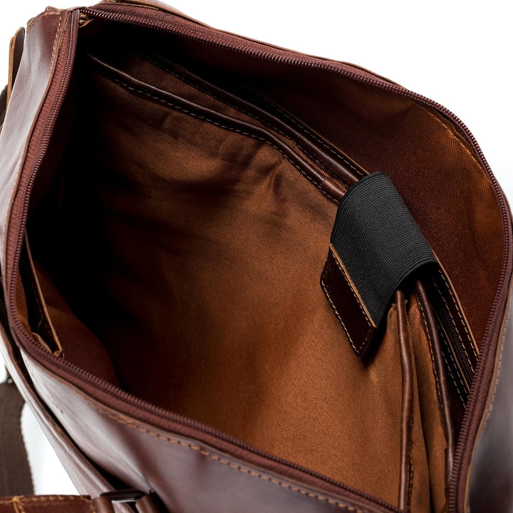 BACCINI Laptoptasche LEANDRO aus Premium Leder I Business-Tasche gross für Herren 15 Zoll extra Lapt