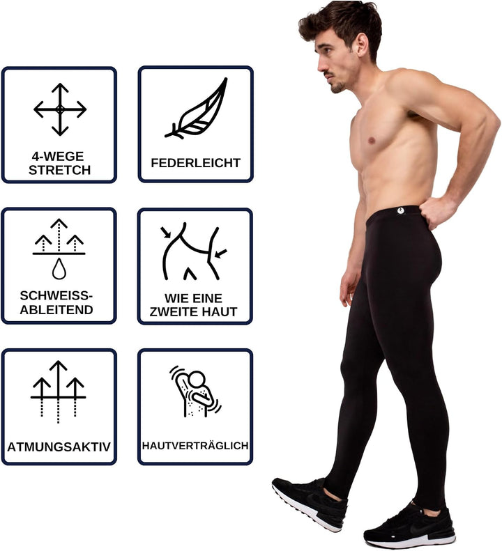 Kapow Meggings - Die originalen Männer-Leggings: Ideal für Fitness, Laufen, Mode, Festivals, Partys