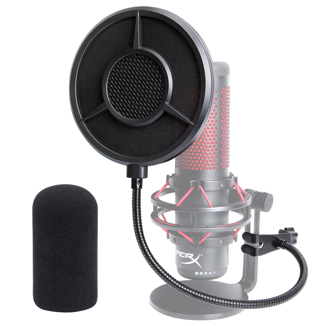 HyperX QuadCast Popschutz - 14CM 6 Schichten Popfilter und Schaumstoff für HyperX QuadCast S/ProCast