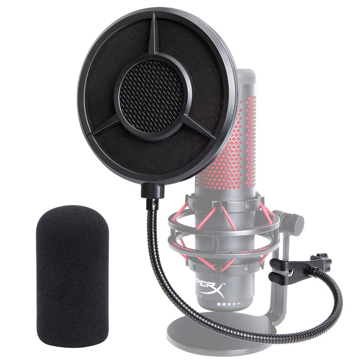 HyperX QuadCast Popschutz - 14CM 6 Schichten Popfilter und Schaumstoff für HyperX QuadCast S/ProCast