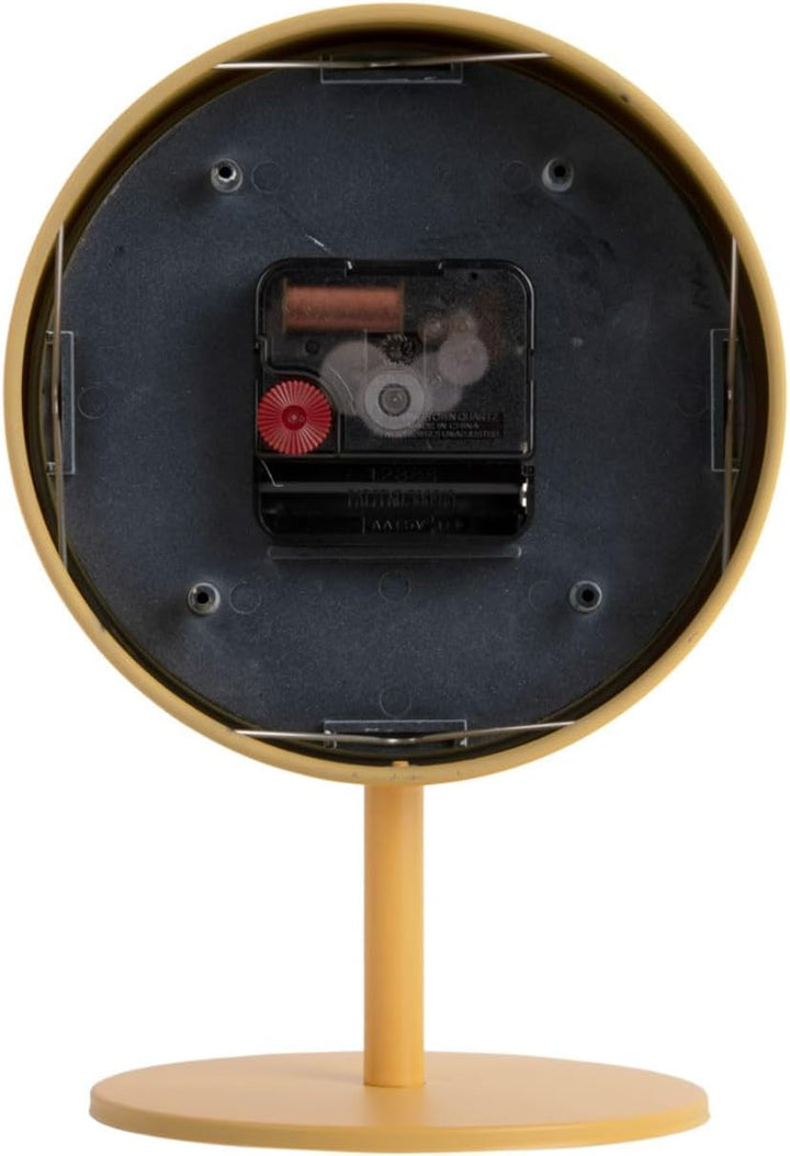 [DL] Table Clock Stark Iron matt Honey Yellow