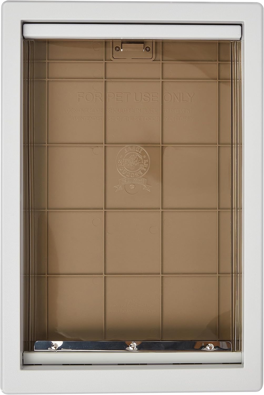 Ideal Pet Products Designer-Serie Haustiertür aus Kunststoff mit Teleskoprahmen, extra gross, 26,7 x