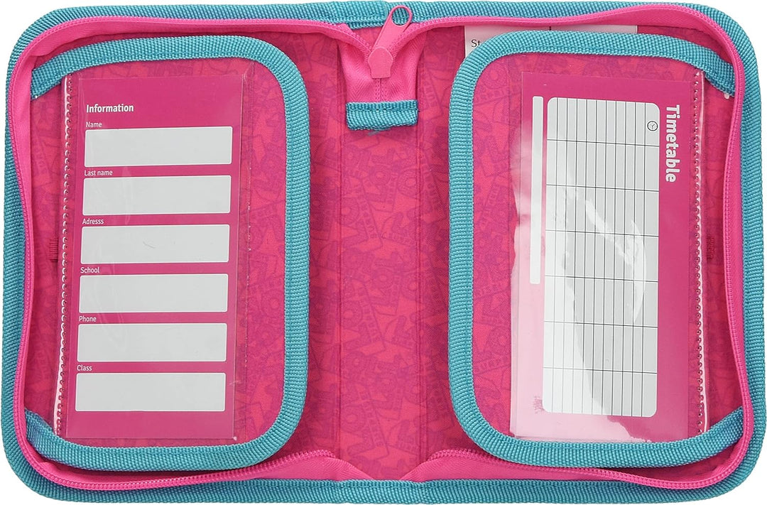 LOL Schulranzen Mädchen 1 Klasse Tornister Schulrucksack SET 3 tlg. L.O.L. für Grundschule ergonomis