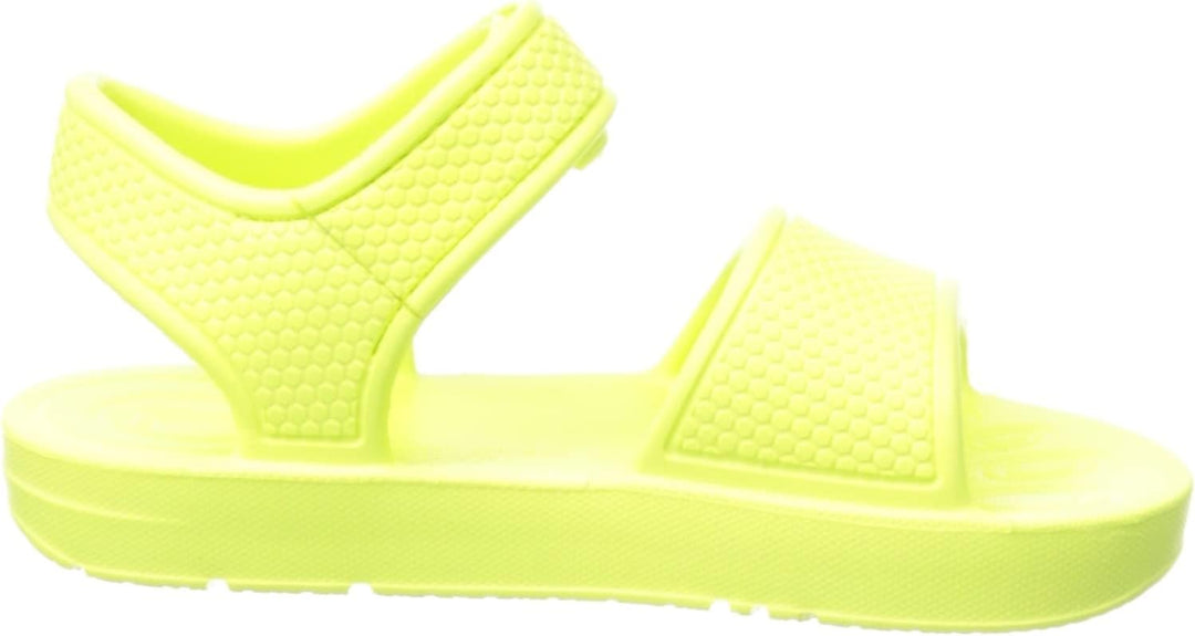 Fitflop Unisex Kinder Iqushion Kids Ergonomic Back Strap SandalSandale 25 EU Electric Yellow, 25 EU