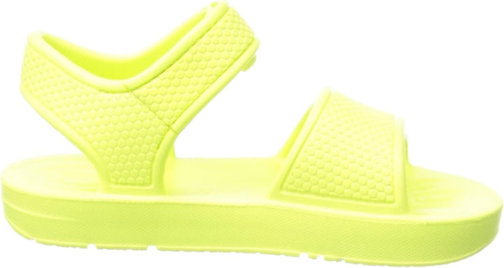 Fitflop Unisex Kinder Iqushion Kids Ergonomic Back Strap SandalSandale 25 EU Electric Yellow, 25 EU