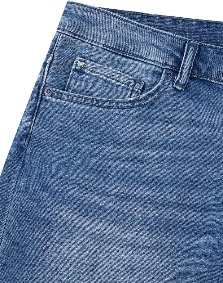 MUSTANG Damen Shorts Bermuda Kurze Jeans Hose Regular Jeansshorts Hotpants Basic Denim Stretch Baumw