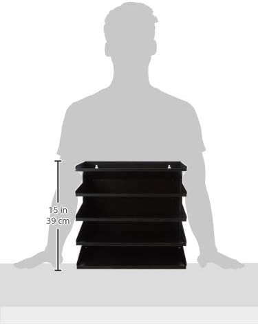 DURABLE 336001 Sortierreck 5-teilig schwarz