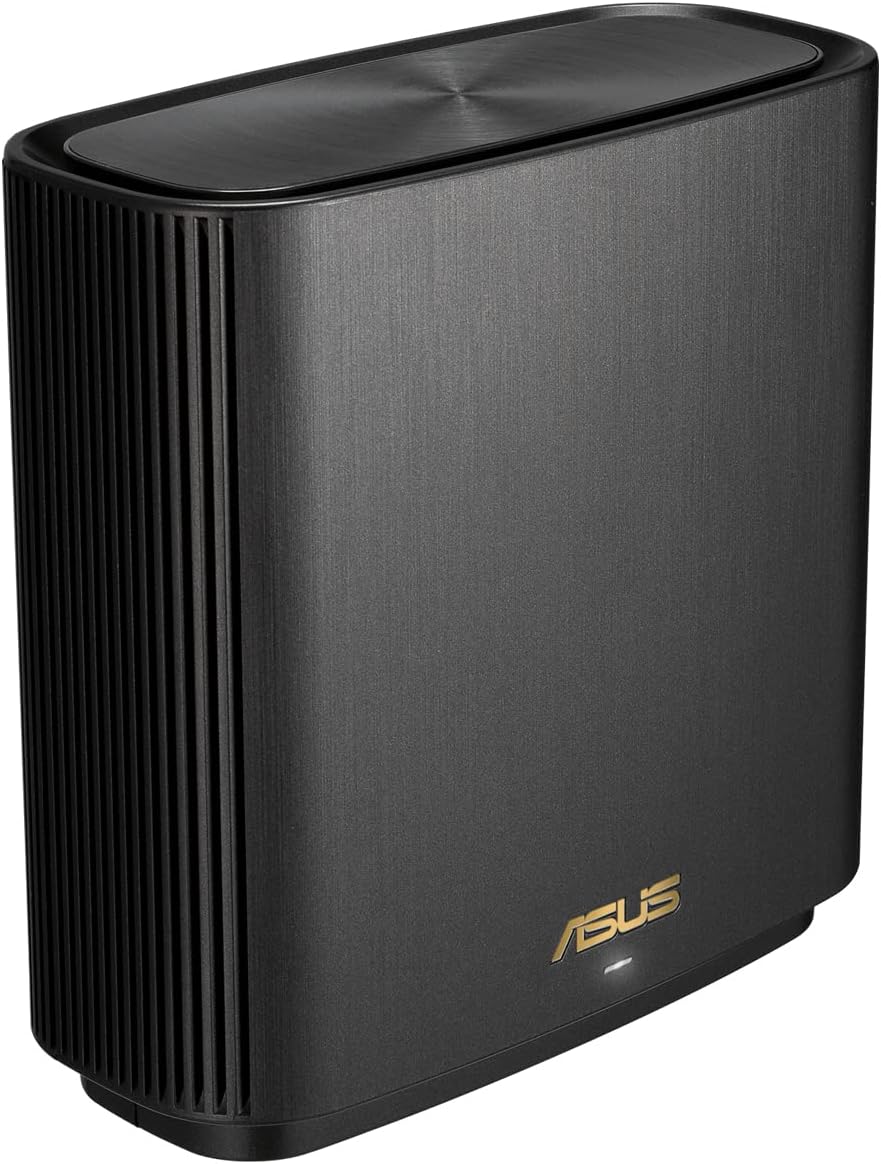 ASUS ZenWiFi XT9 AX7800 1er Pack Schwarz (Whole-Home Tri-Band AI Mesh WiFi 6 Router, 2.5G Port, Abde