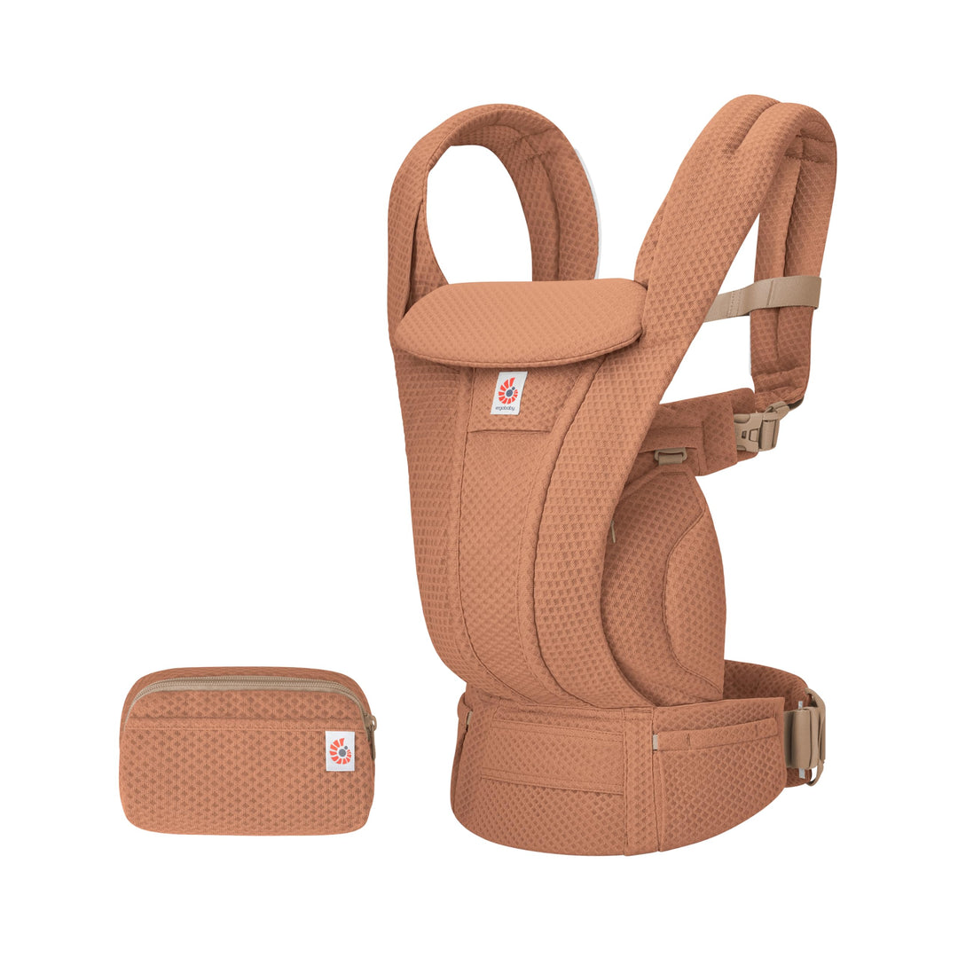 Ergobaby Omni Deluxe All-in-One Babytrage für Neugeborene ab Geburt bis 20kg, Ergonomische 4-Positio