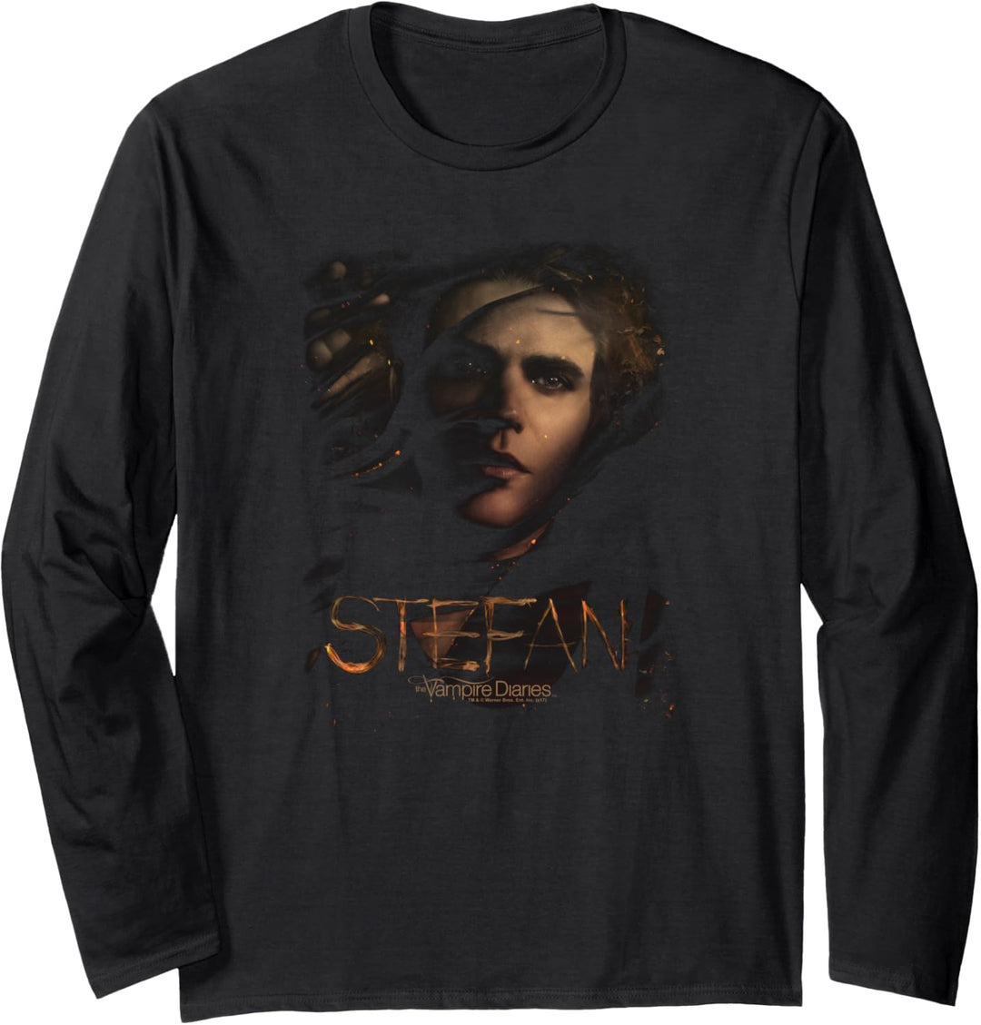 Vampire Diaries Stefan Smokey Veil Langarmshirt