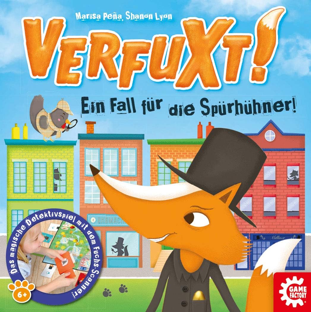 Game Factory 646255 Verfuxt, Detektivspiel für Kinder ab 6 Jahren, Kinderspiel Single, Single