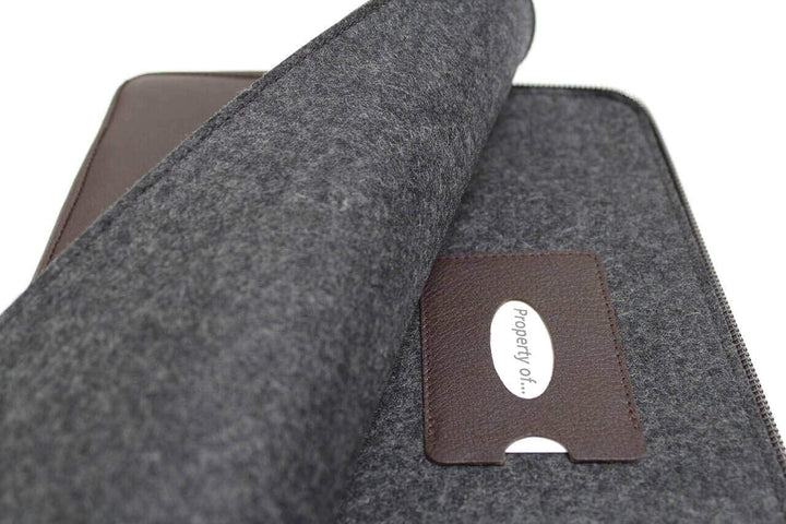 Pack & Smooch für MacBook Pro 14 Hülle | Pflanzlich Gegerbtes Leder | Handmade in Germany | Farbe in