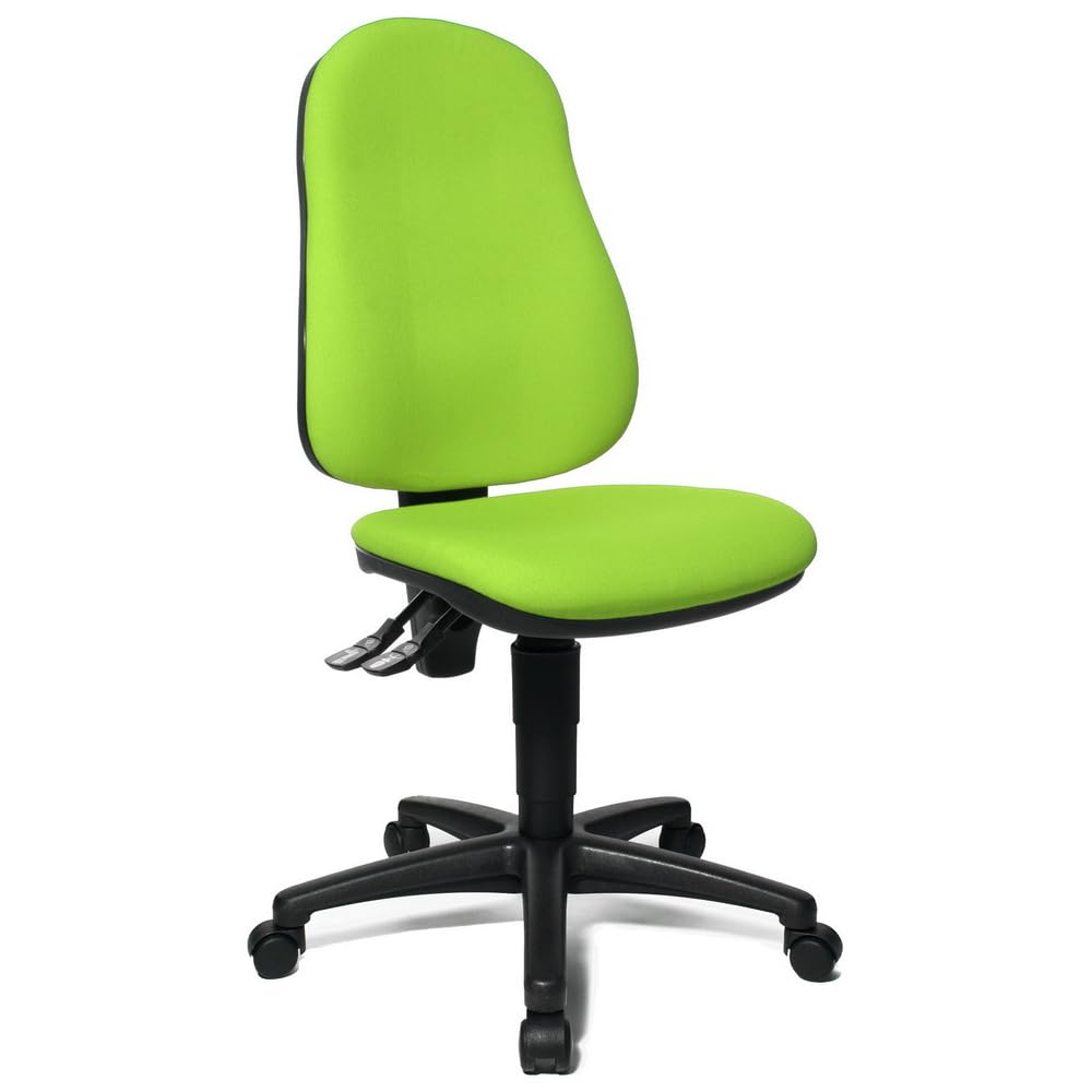 Topstar Bürostuhl Drehstuhl Point 60 grün, Muldensitz + hohe Rückenlehne, Grün