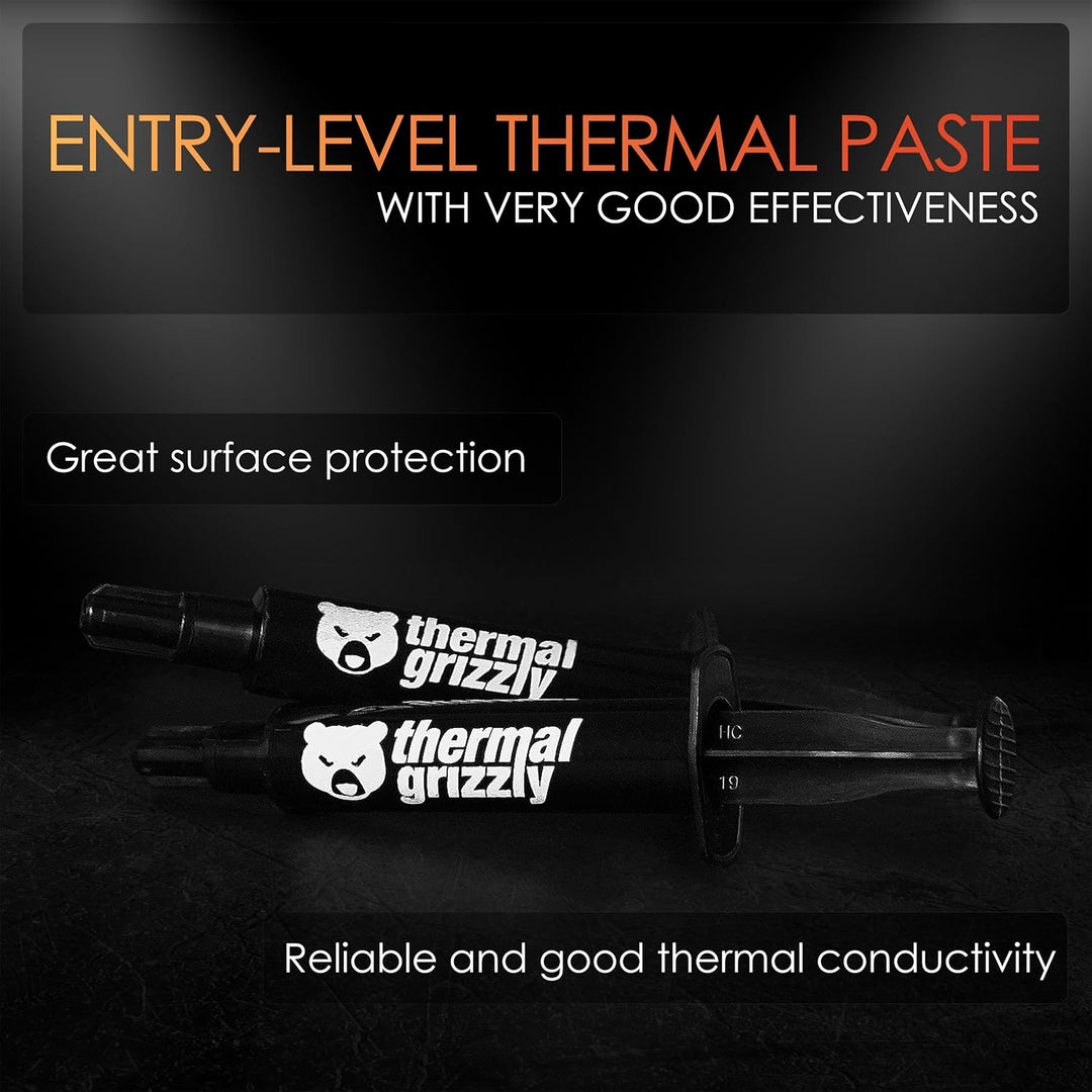 Thermal Grizzly Aeronaut Wärmeleitpaste - 26 Gramm/10 ml - inkl. Applikator - Wärmeleitfähigkeit - K