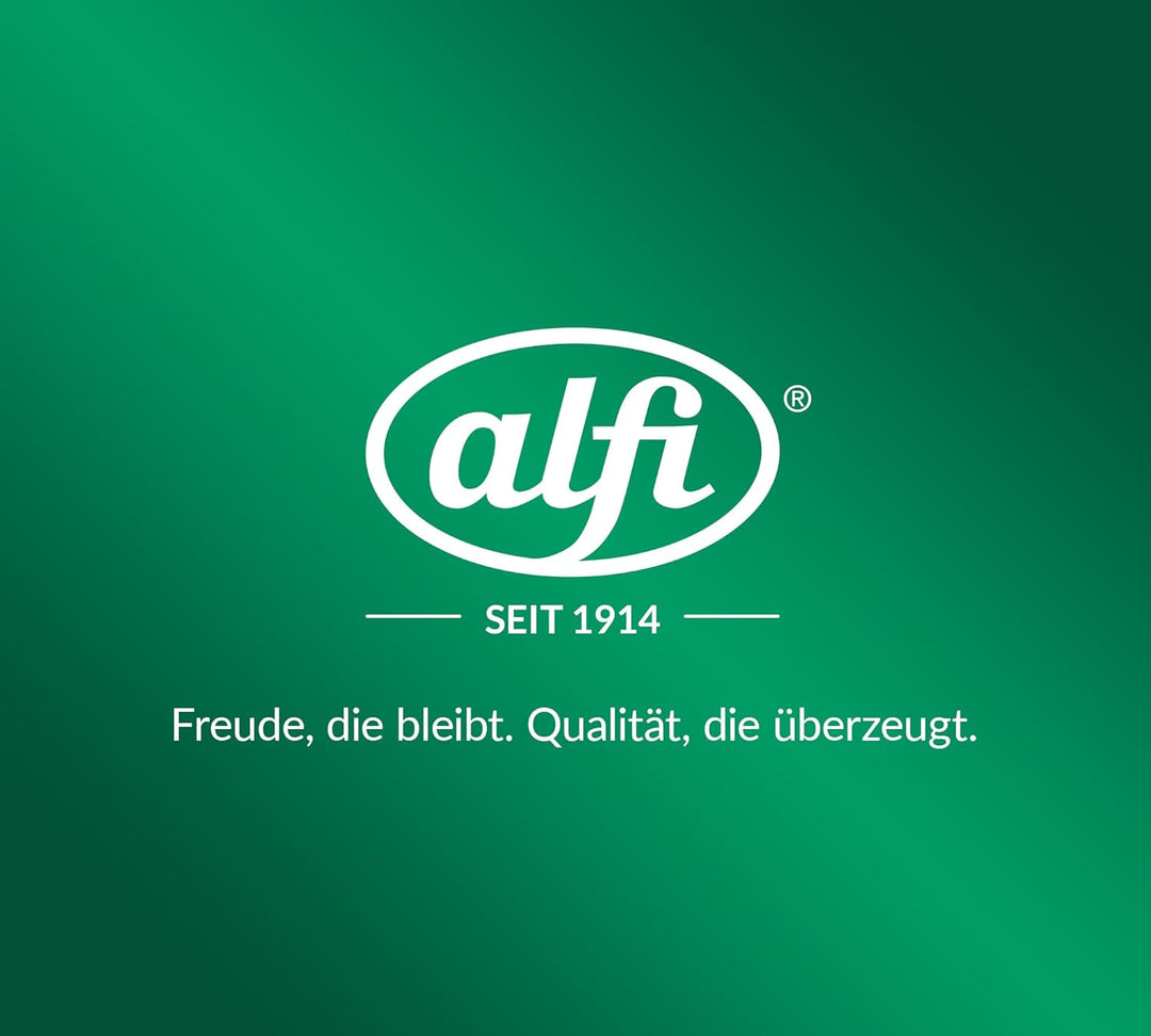 alfi SIGNO 1.0l, satin grün, Edelstahl-Isolierkanne mit hygienischem Hartglaseinsatz, Drehverschluss