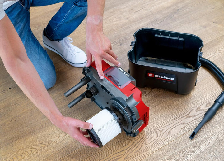 Einhell Original Faltenfilter für Staubklasse L (Zubehör für Einhell Akku-Nass-Trockensauger TP-VC 1