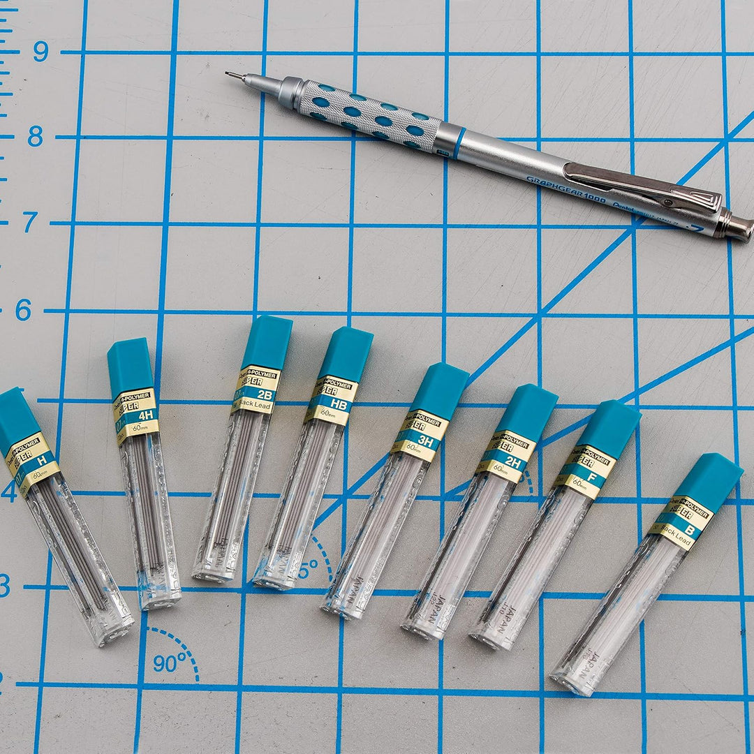 Pentel Super Hi-Polymer-Mine, 0,7 mm, Medium, H, 144 Stück Mine (50 H)