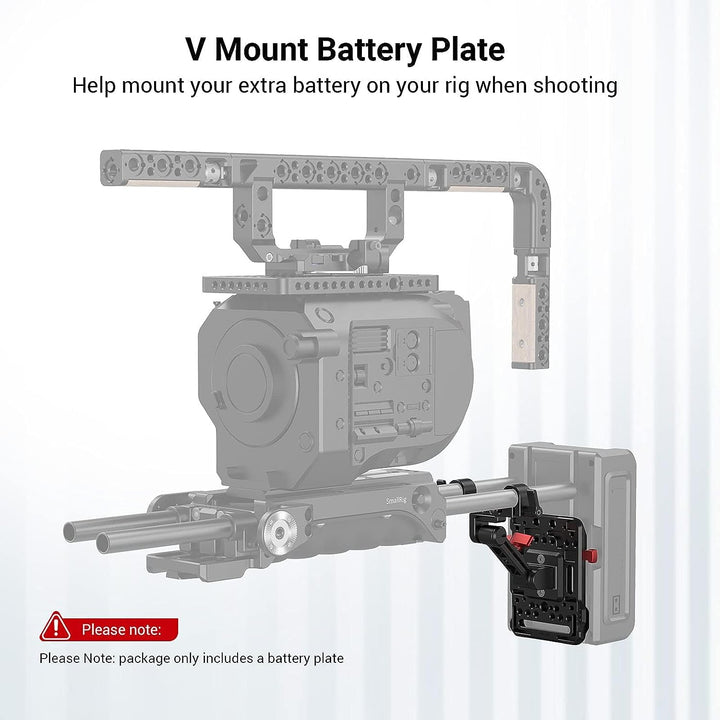 SMALLRIG V Mount Batterieplatte Baterry Plate mit verstellbarem Arm - 2991