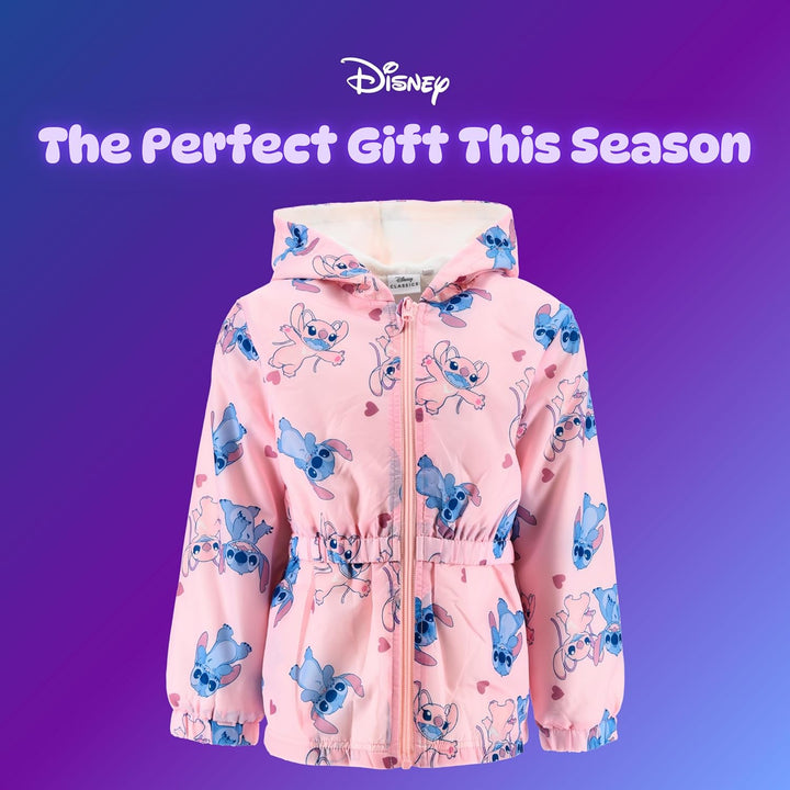 Disney Stitch Mädchen Jacke, Klassisches Sweatshirt Weiches Material, 3D Kapuzenjacke für Mädchen, G