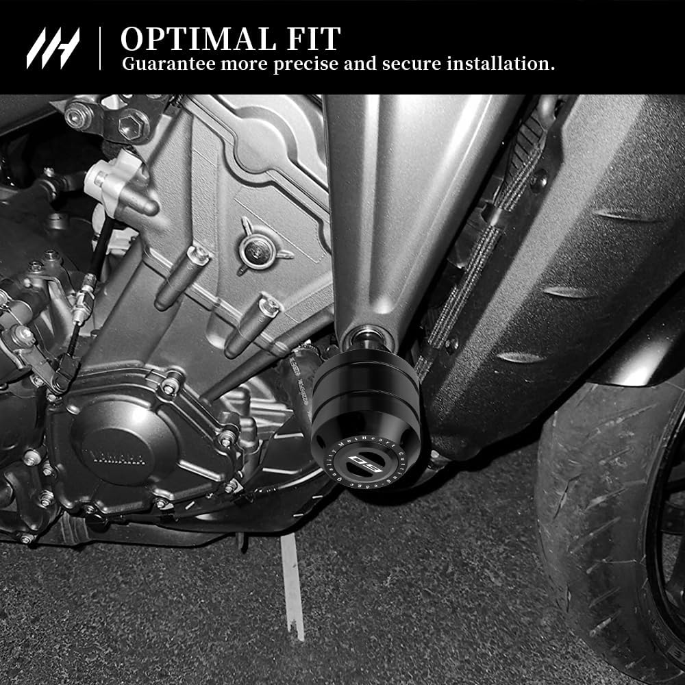 Motorrad Sturzschutz für MT-09 2013-2025 FZ-09 2013-2016 MT-09 SP 2018-2025 Rahmen-Schutz Kipp-Schut