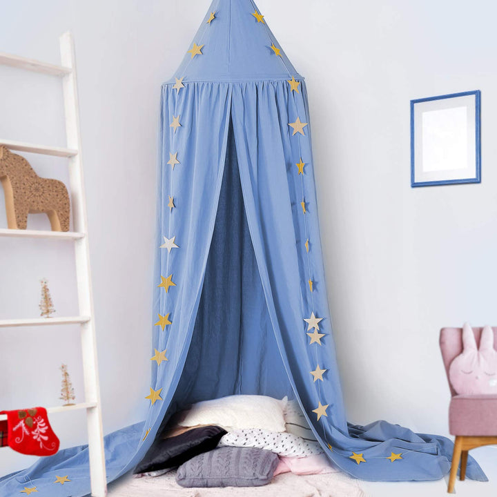 Baby Baldachin, Betthimmel Kinder, Ceekii Babys Bett Kinderzimmer Bettvorhang Baumwolle Deko Moskito