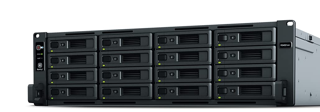 NAS Storage RACKST 16BAY 3U/NO HDD USB3 RS4021XS+ SYNOLOGY 16-bay; 16GB DDR4 RS4021xs+, 16-bay; 16GB
