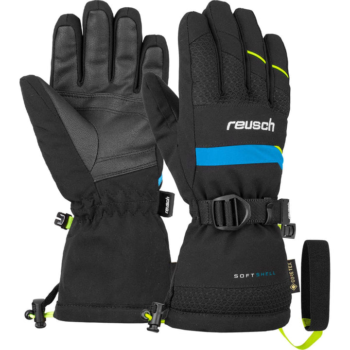 Reusch Kinder Maxim GTX Handschuhe 4.5 black / safety yellow, 4.5 black / safety yellow