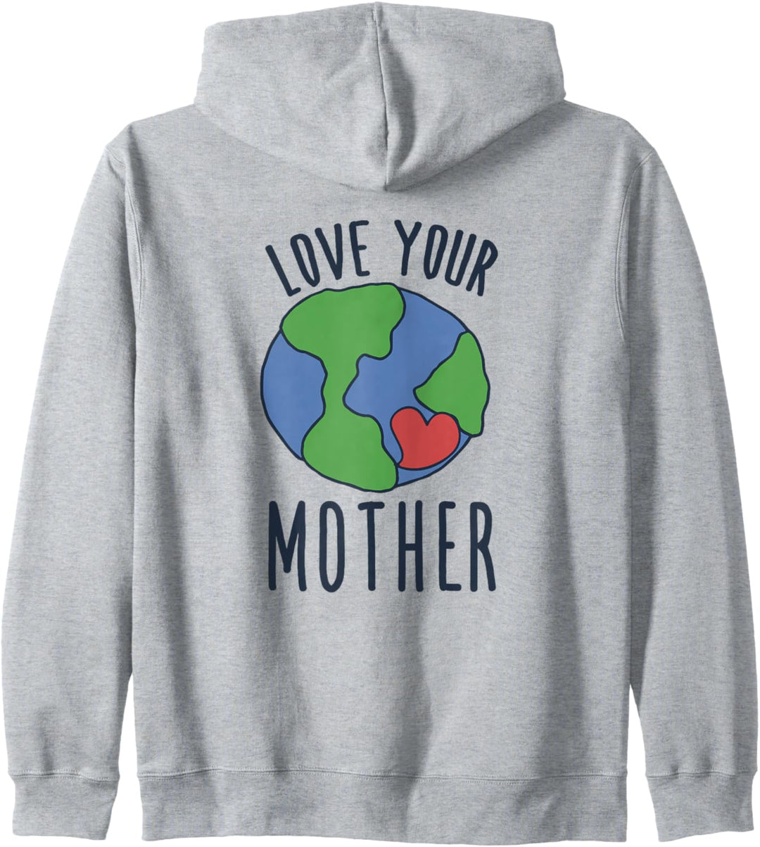 Love your mother earth day cute heart Kapuzenjacke