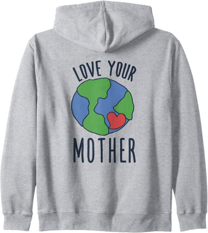 Love your mother earth day cute heart Kapuzenjacke