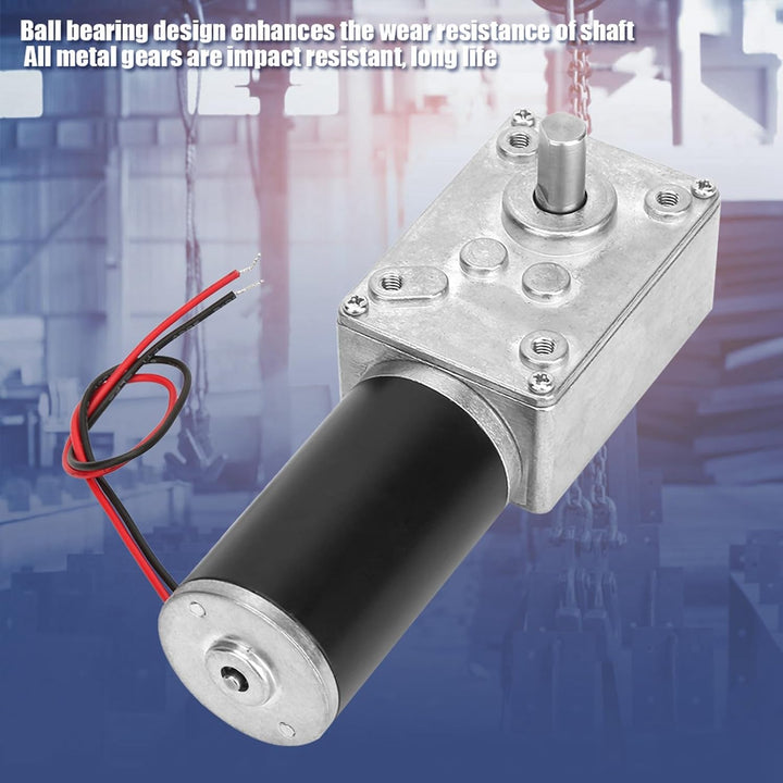 Fafeicy 12V 20RPM Schneckengetriebemotor, hohe Torsionsgeschwindigkeit - Reduzieren Sie die umschalt