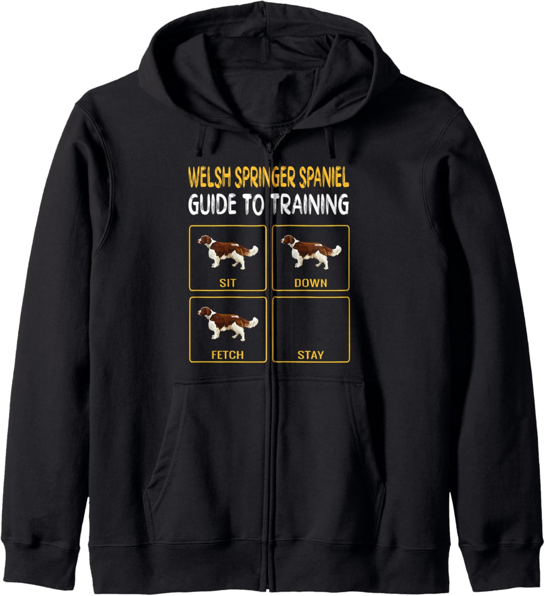 Welsh Springer Spaniel Guide To Training Dog Gehorsam Kapuzenjacke